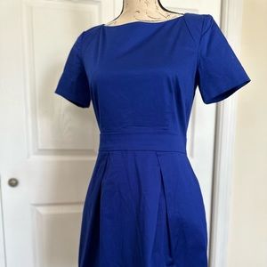 French Connection Size 6 Royal Blue A-Line Dress